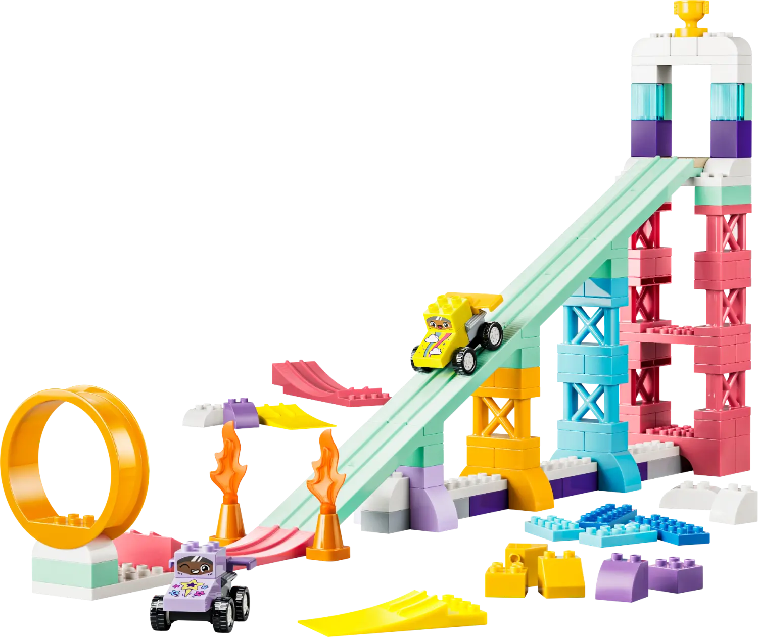 LEGO® DUPLO® Town 3 in 1 Creative Ramps with Vehicles 10478 -  - Fagan Toys