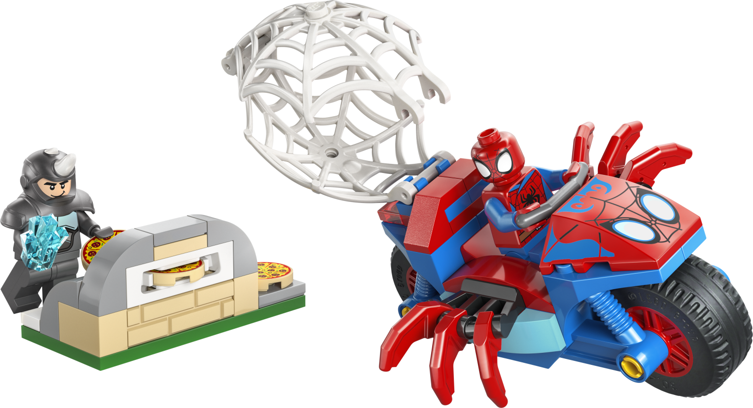 LEGO Marvel Spidey on Motorcycle vs. Rhino Building Set | 11206