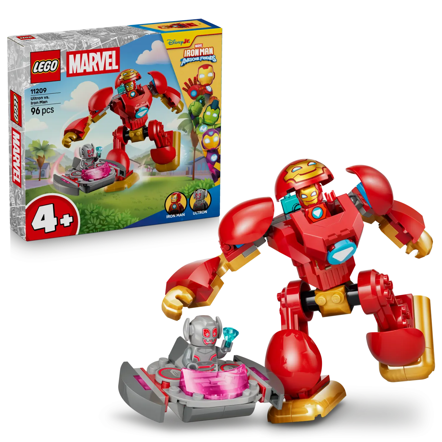 LEGO® Marvel Iron Man and His Awesome Friends Ultron vs. Iron Man 11209 -  - Fagan Toys