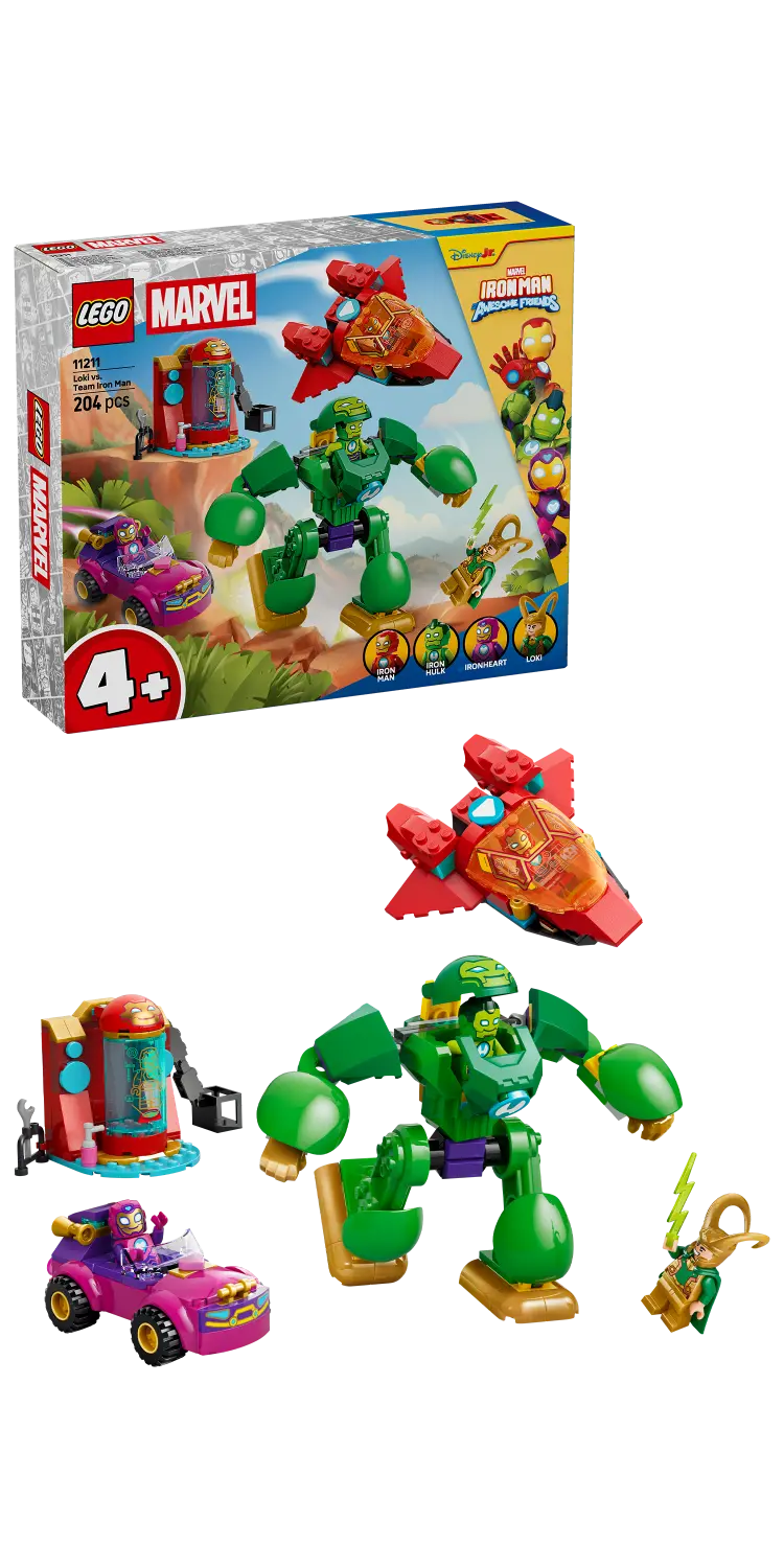 LEGO® Marvel Iron Man and His Awesome Friends Loki vs. Team Iron Man 11211 -  - Fagan Toys