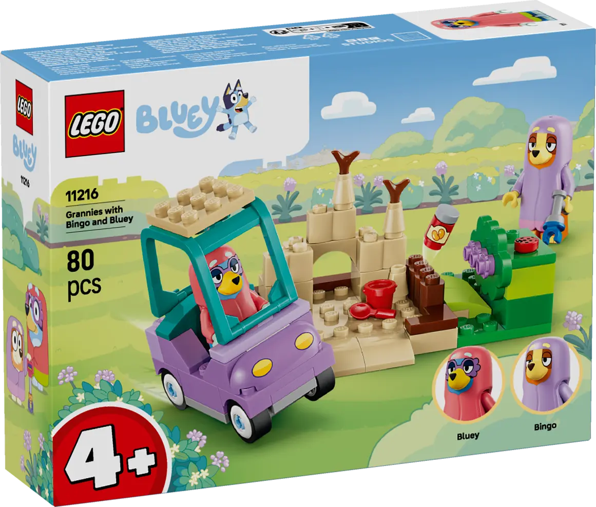 LEGO® Bluey Grannies with Bingo and Bluey Building Toy 11216 -  - Fagan Toys