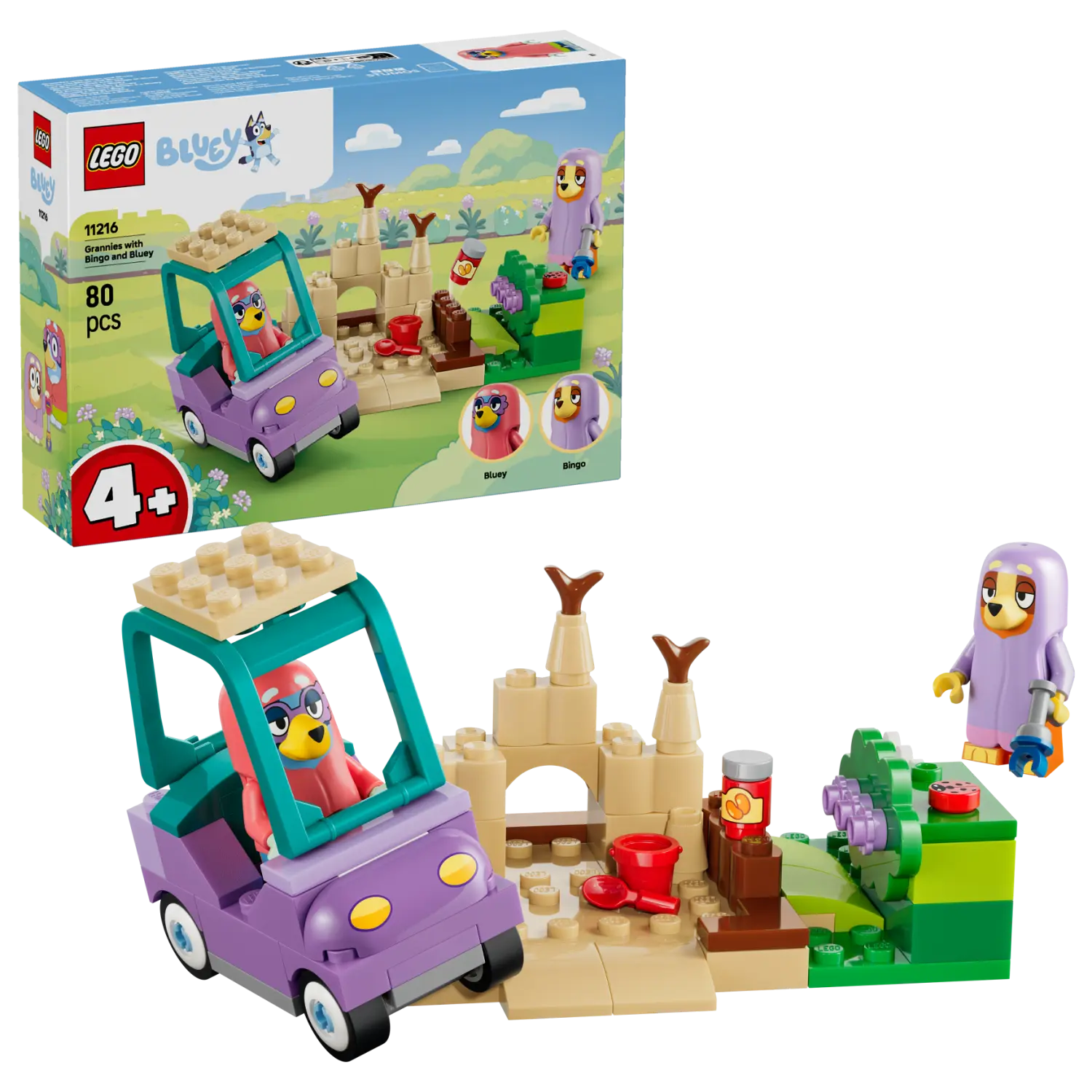 LEGO® Bluey Grannies with Bingo and Bluey Building Toy 11216 -  - Fagan Toys