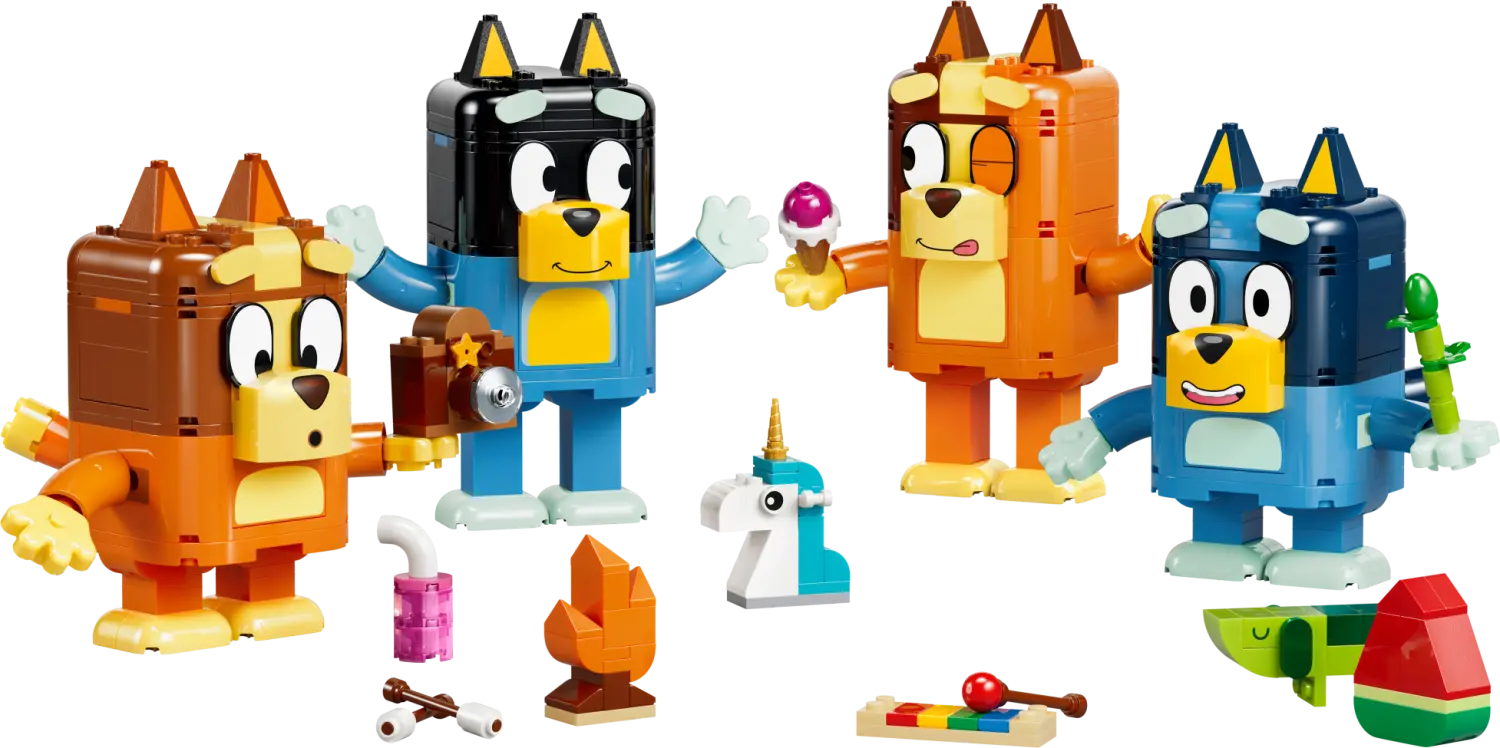 LEGO® Bluey Brick-Built Bluey Family Toy Figures Set 11217 -  - Fagan Toys