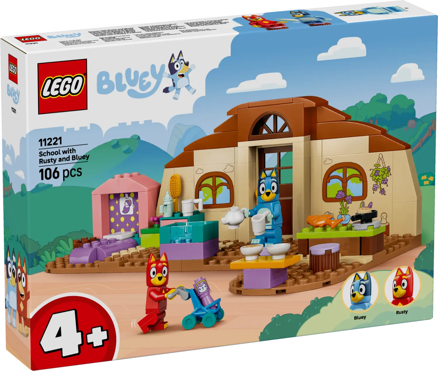 LEGO® Bluey School with Rusty and Bluey Building Toy 11221 -  - Fagan Toys