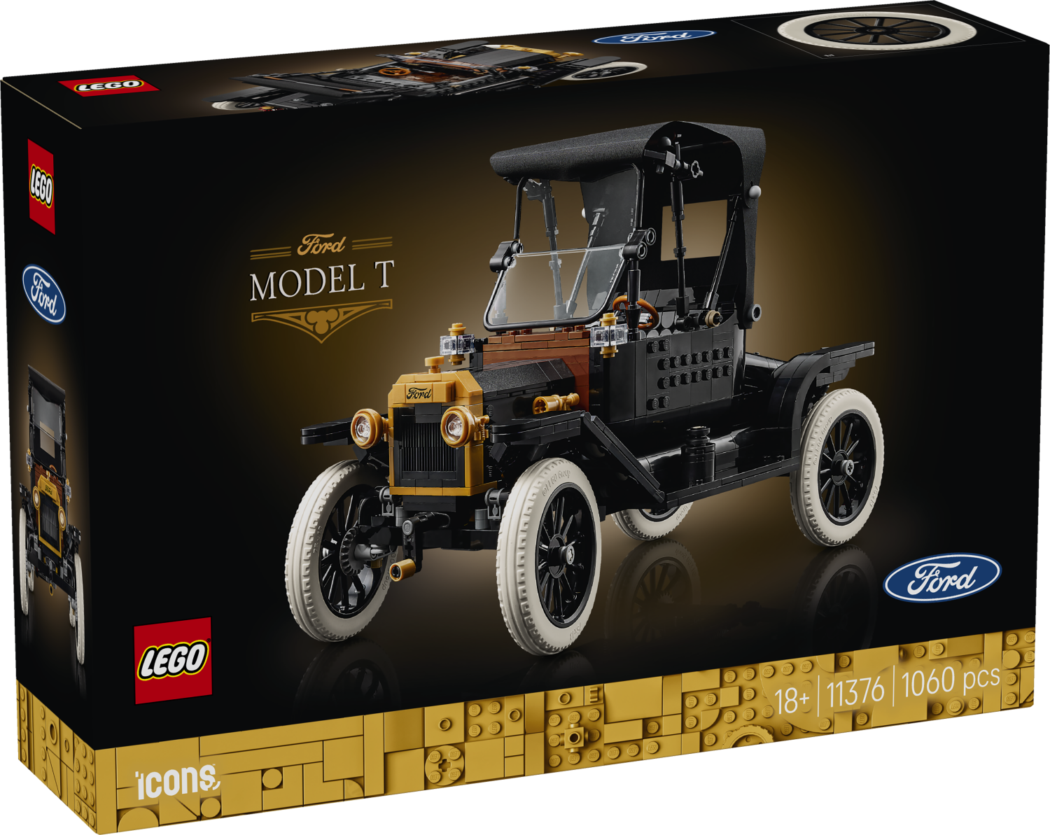 LEGO® Icons Ford Model T Model Car Kit 11376 - Lego - Fagan Toys