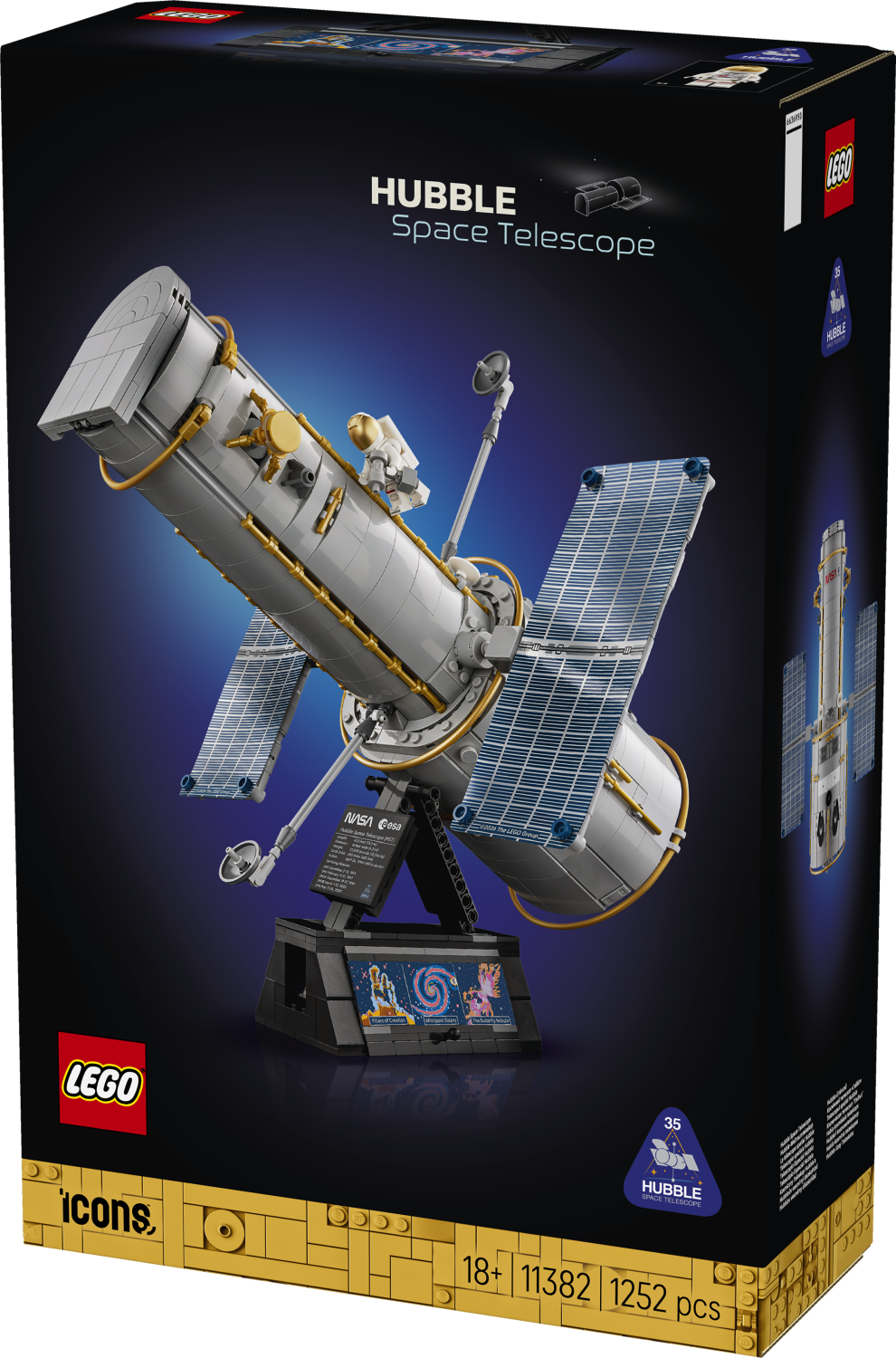 LEGO® Icons Hubble Space Telescope - Science Decor Set -11382 -  - Fagan Toys