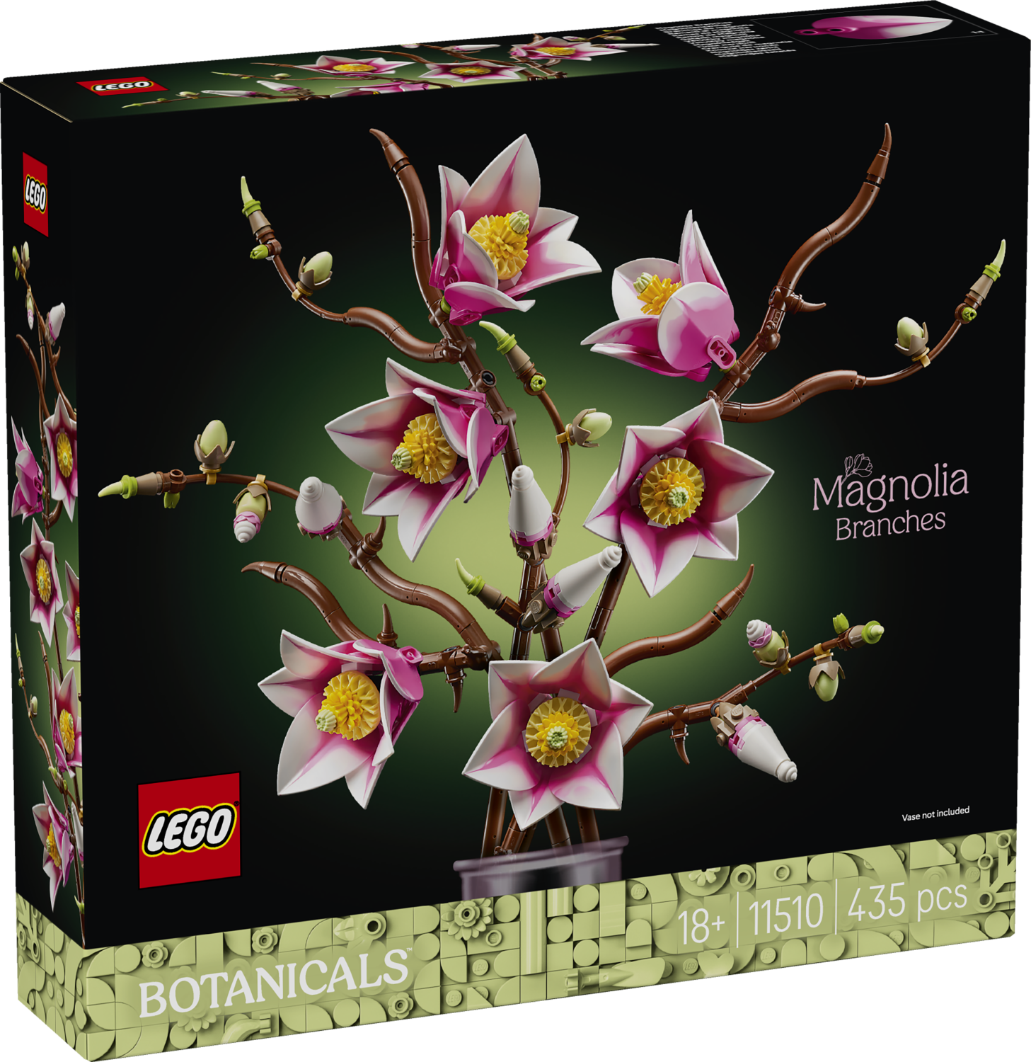 LEGO® Botanicals Magnolia Branches Flower Decor 11510 - Lego - Fagan Toys