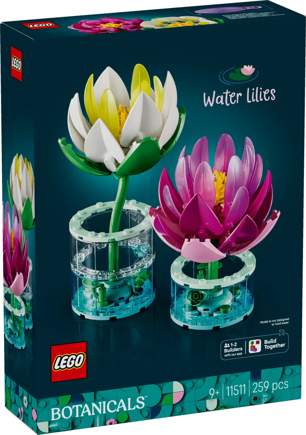 LEGO® Botanicals Water Lilies Flower Building Set 11511 -  - Fagan Toys