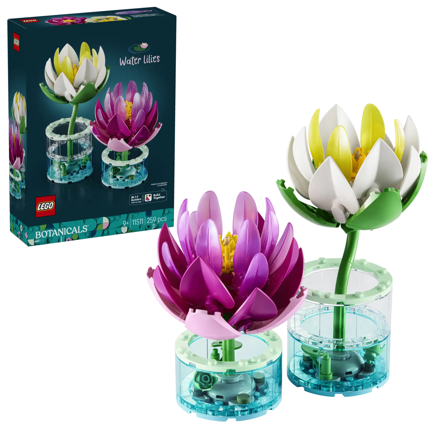 LEGO® Botanicals Water Lilies Flower Building Set 11511 -  - Fagan Toys