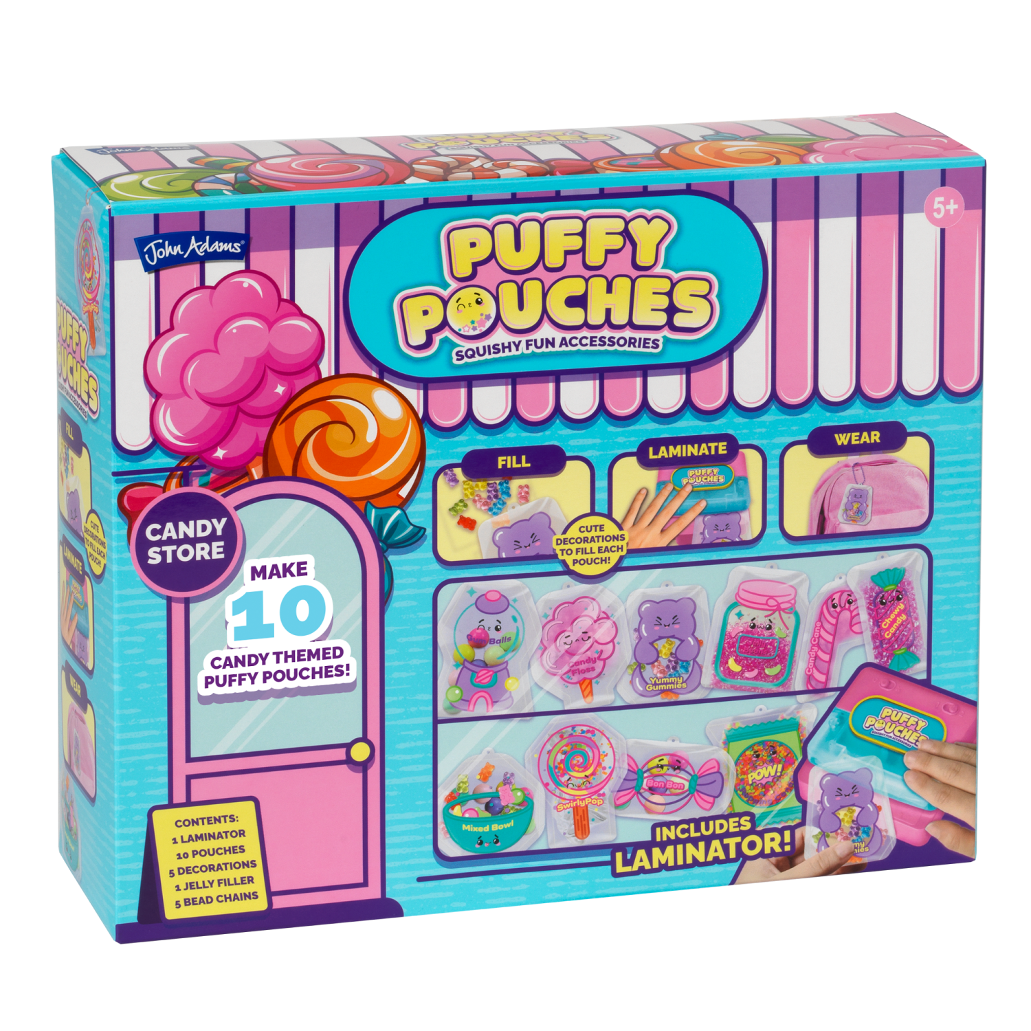 Puffy Pouches Squishy Craft Set Candy Store -  - Fagan Toys