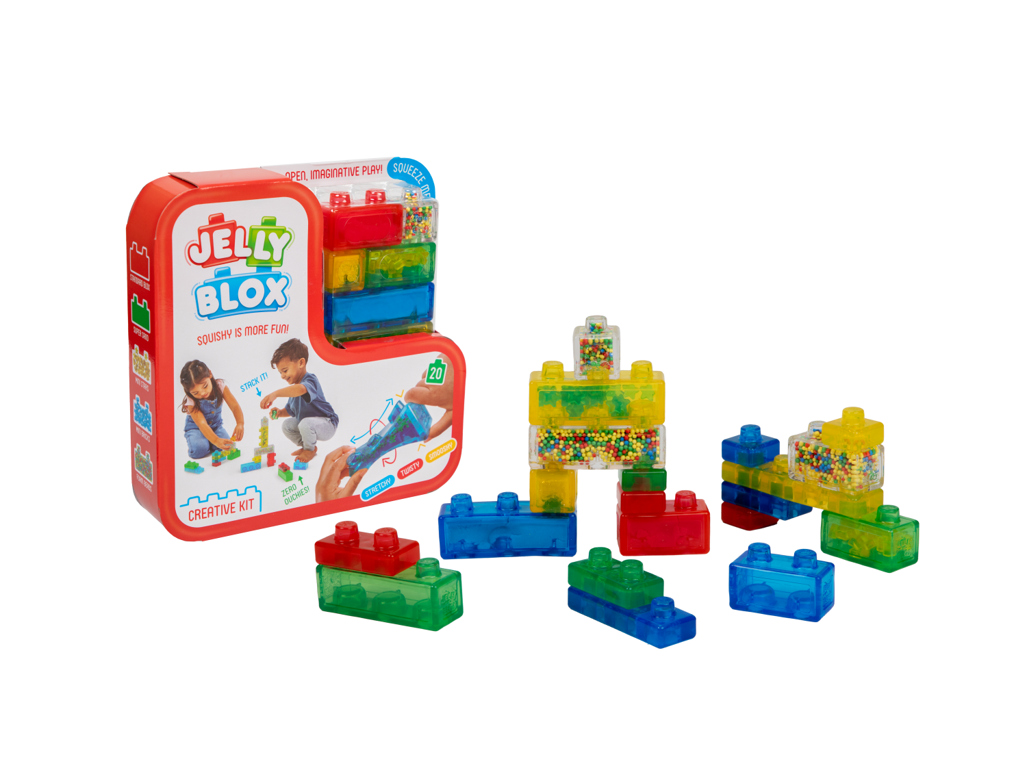 Jelly Blox 20-Piece Creative Building Kit - Toymaster - Fagan Toys