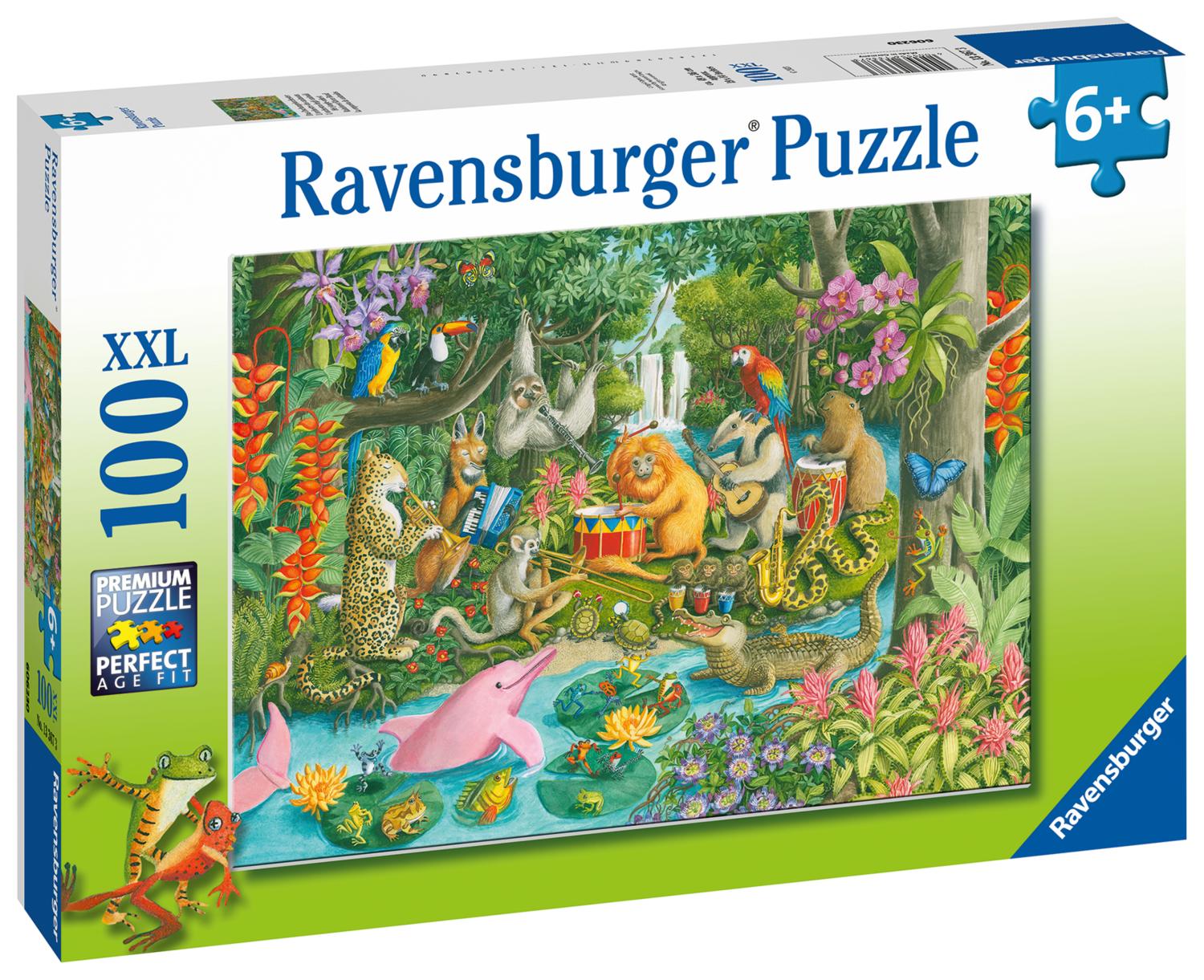 Ravensburger Rainforest River Band 100pc XXL Jigsaw Puzzle - Toymaster - Fagan Toys