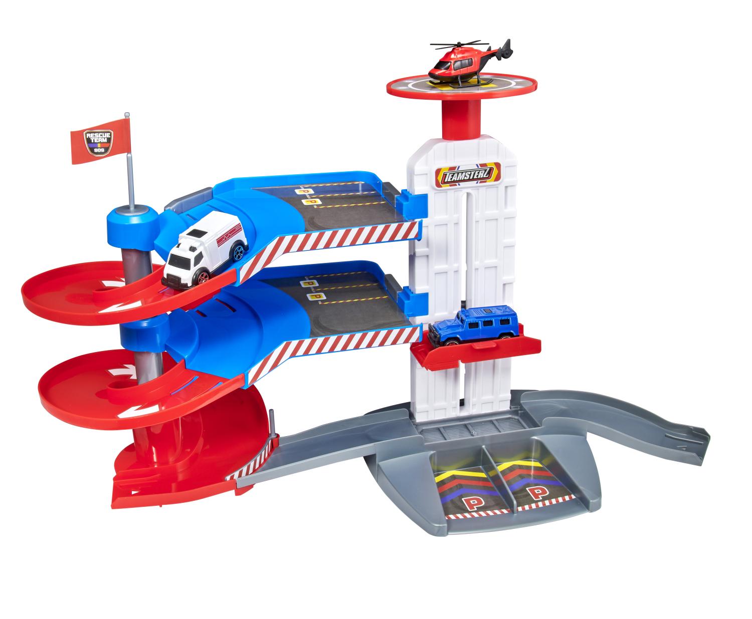 Teamsterz Emergency Park & Drive Garage - Toymaster - Fagan Toys
