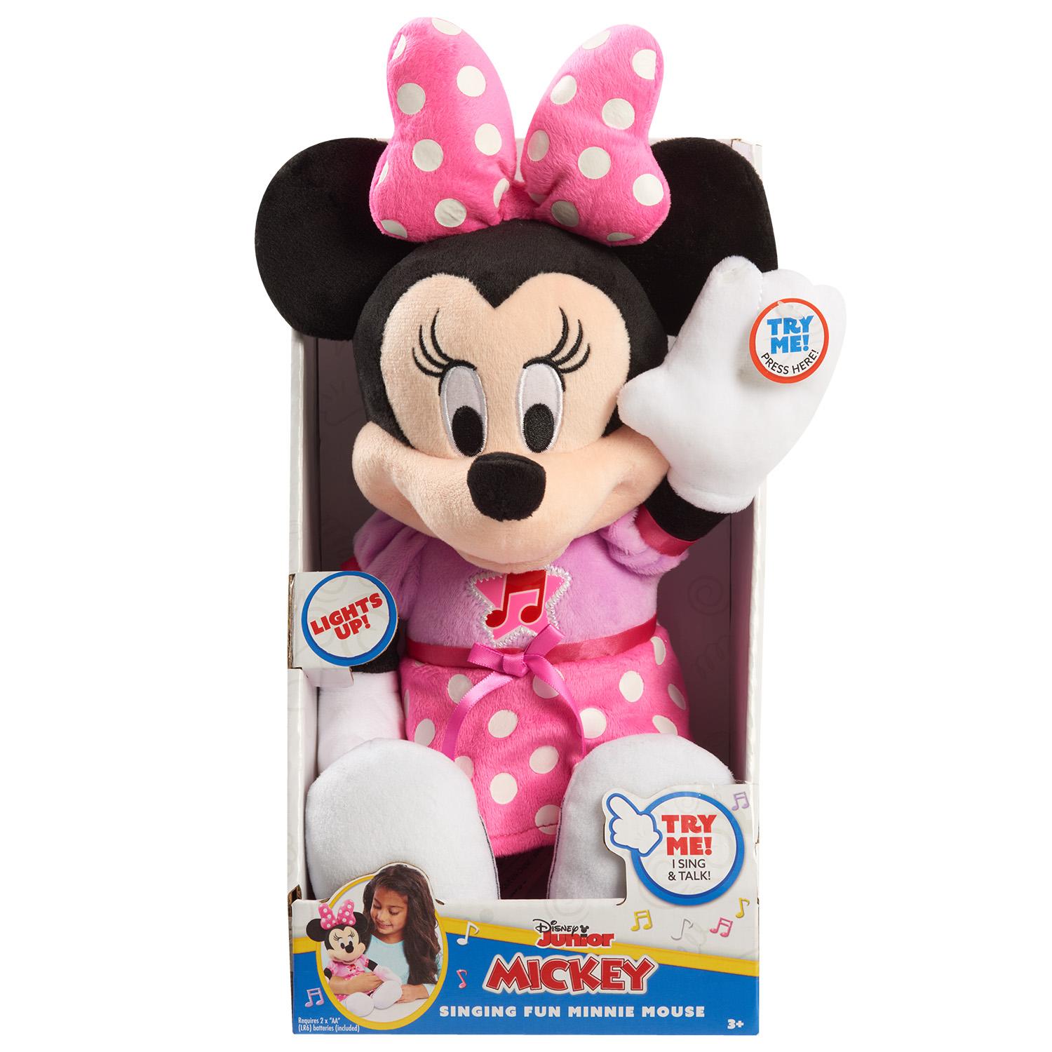 Disney Mickey Mouse Singing Fun Minnie Mouse Plush