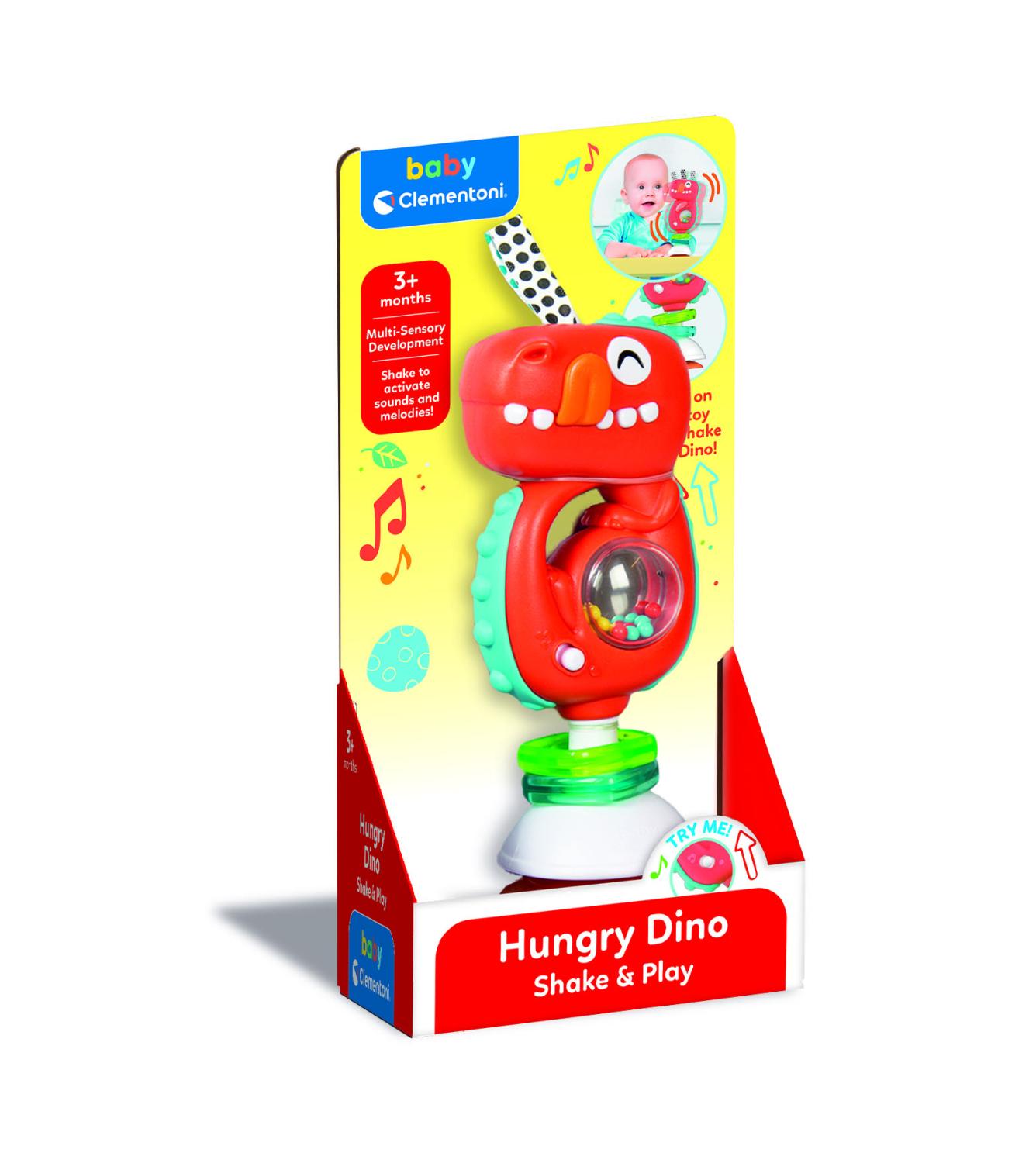 Baby Clementoni Hungry Dino - Shake & Play -  - Fagan Toys