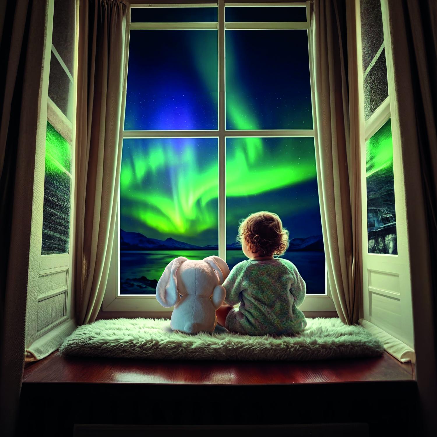 Baby Clementoni Artic Bunny - Northen Lights Projector -  - Fagan Toys