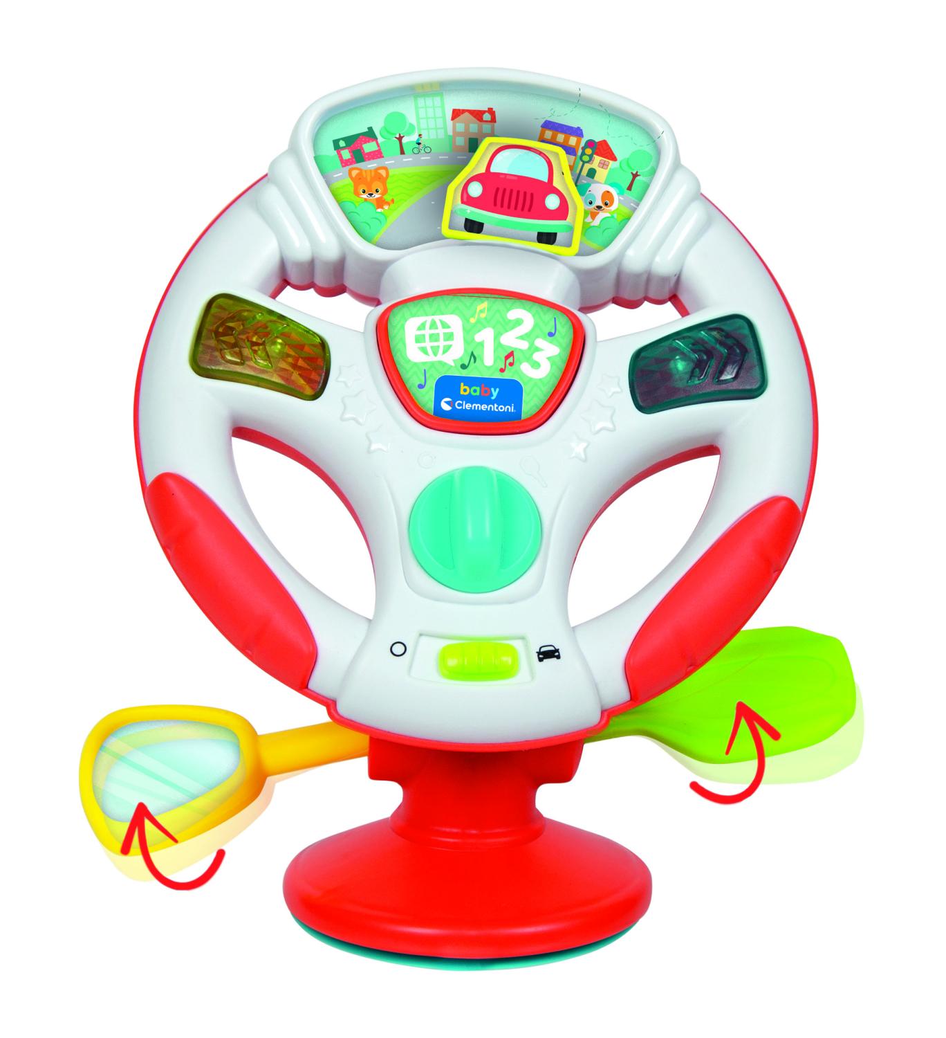 Baby Clementoni Turn & Drive Activity Wheel -  - Fagan Toys
