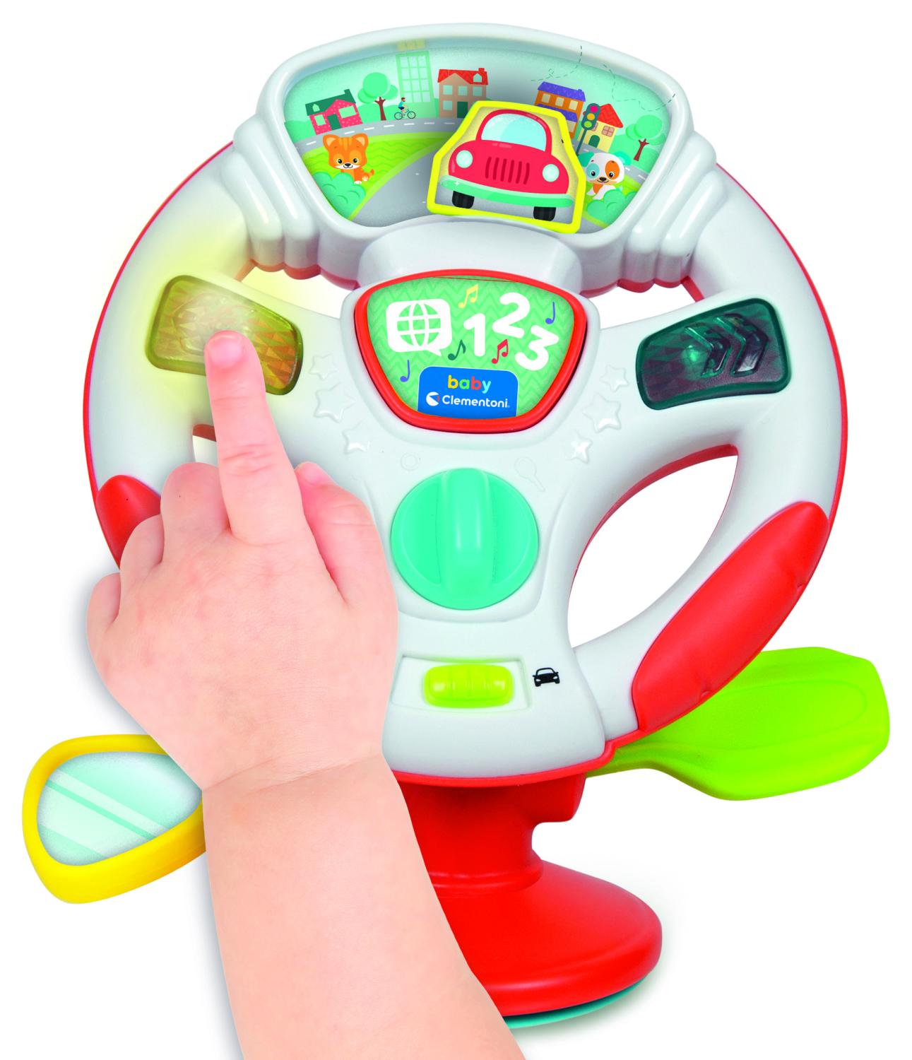 Baby Clementoni Turn & Drive Activity Wheel -  - Fagan Toys