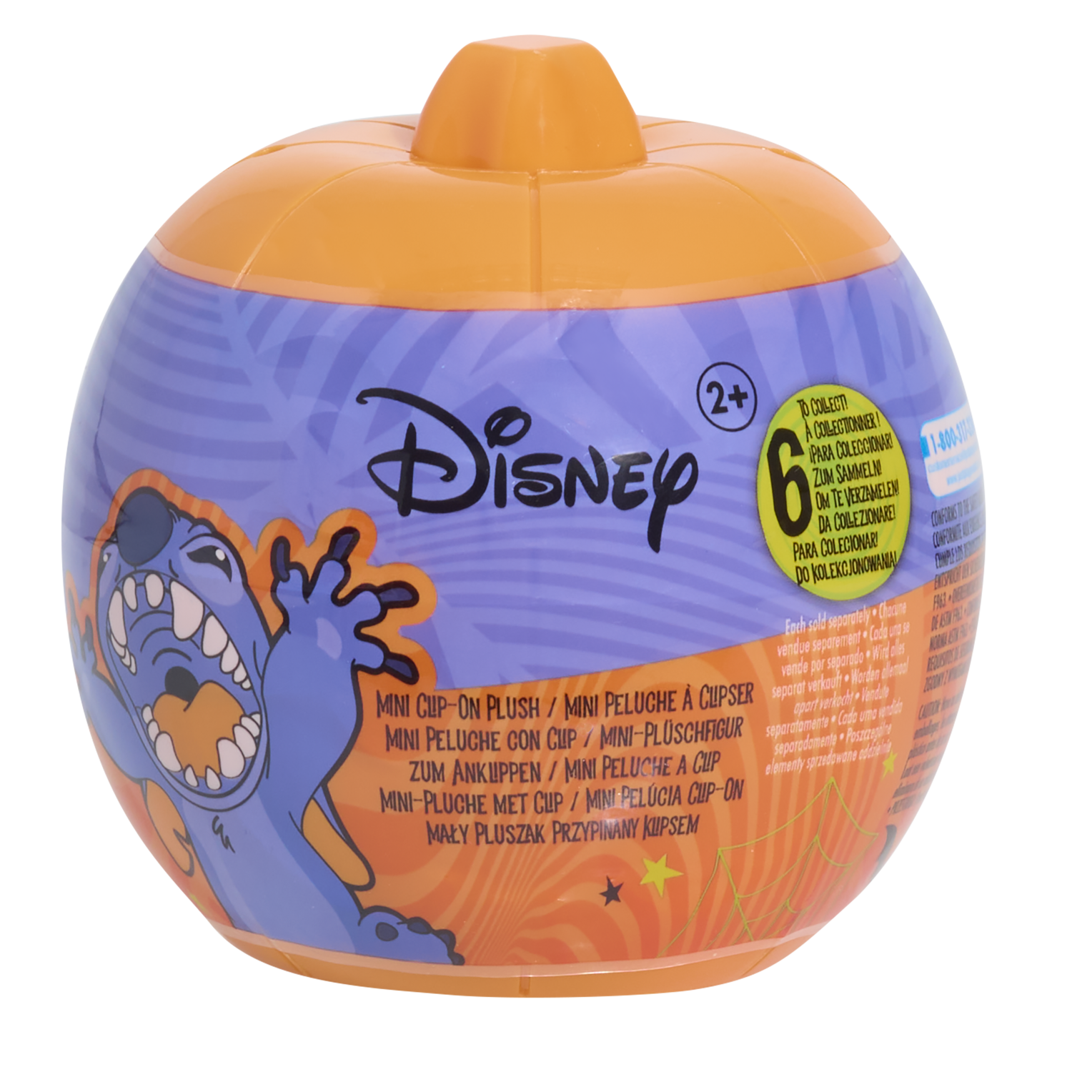Disney Stitch Halloween Clip-On Capsule Plush - Just Play - Fagan Toys