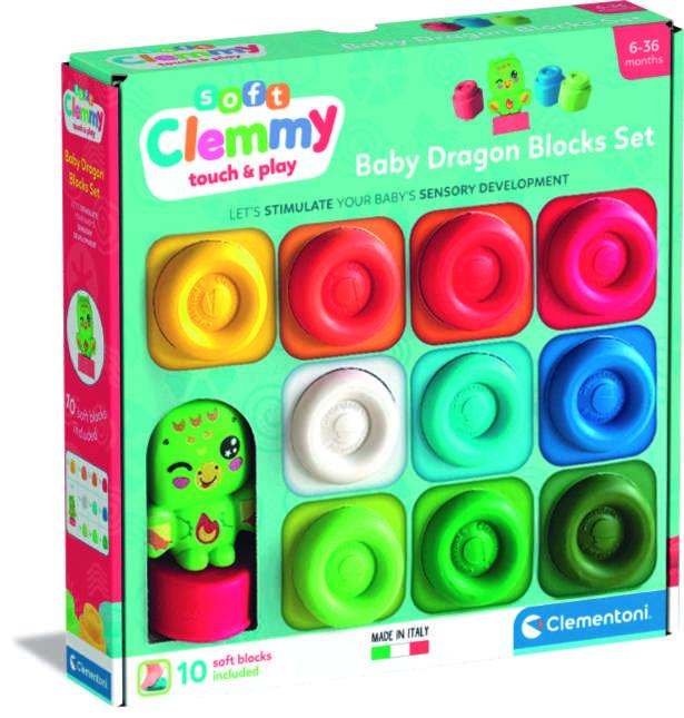 Baby Clementoni Baby Dragon Blocks Set -  - Fagan Toys