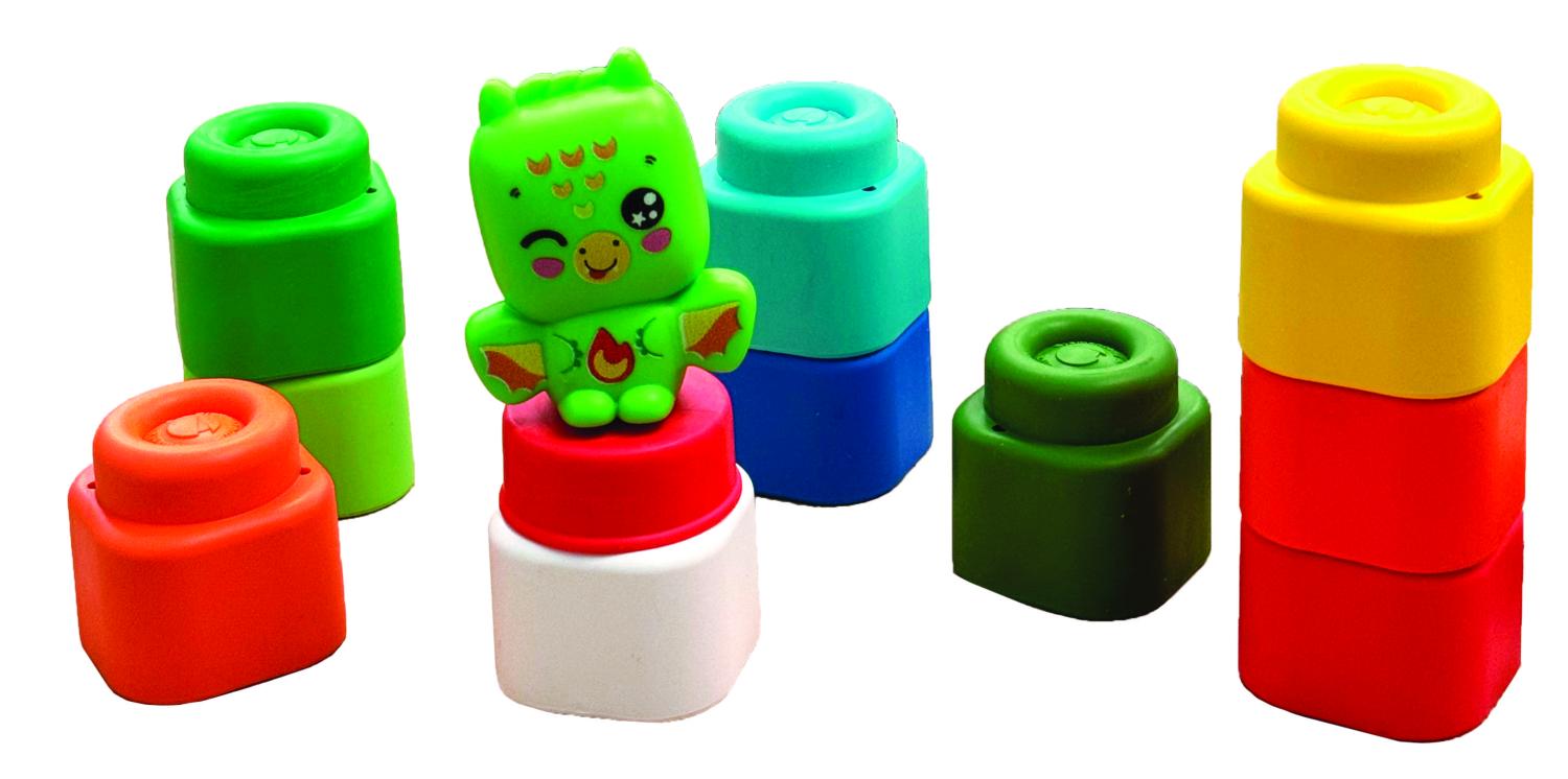 Baby Clementoni Baby Dragon Blocks Set -  - Fagan Toys