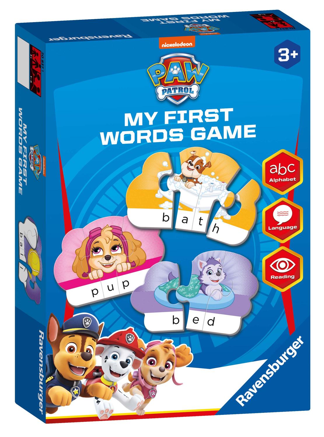Ravensburger PAW Patrol My First Words Card Game (English Edition) - Toymaster - Fagan Toys