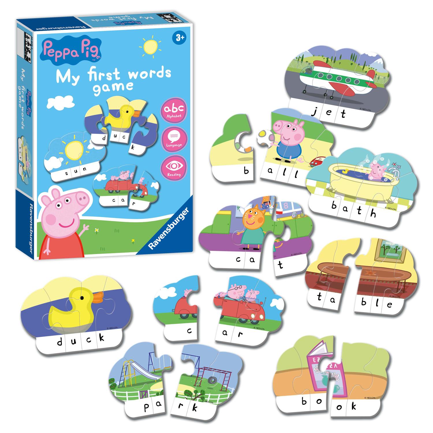 Ravensburger Peppa Pig My First Words Card Game (English Edition) - Toymaster - Fagan Toys