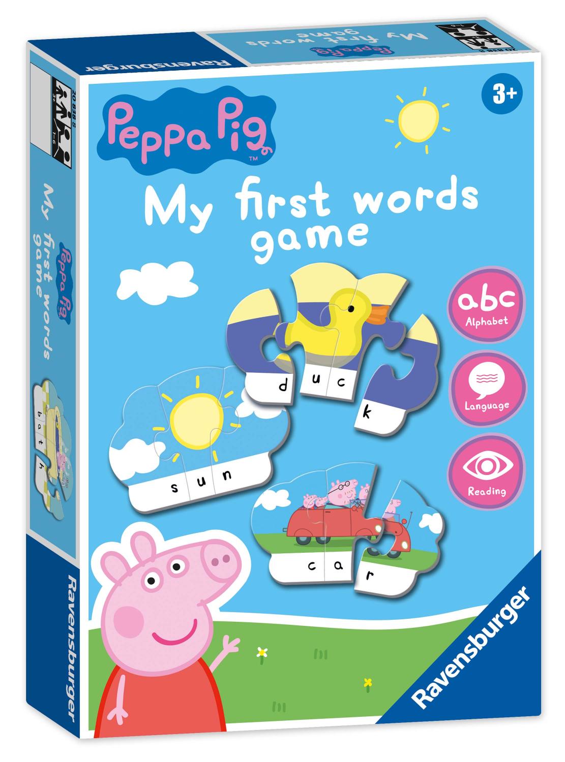 Ravensburger Peppa Pig My First Words Card Game (English Edition) - Toymaster - Fagan Toys