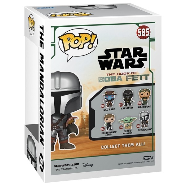 POP! Vinyl 585: Star Wars Book of Boba Fett - Mandolorian with Gift - Toymaster - Fagan Toys