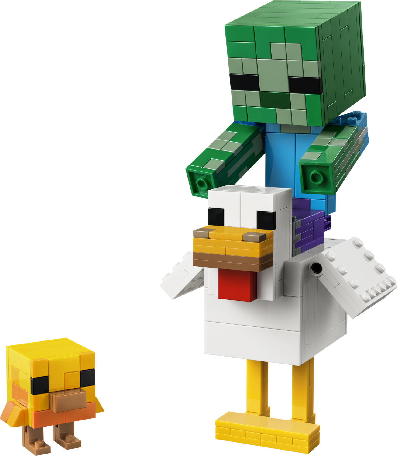 LEGO® Minecraft® Chicken Jockey Building Toy Decor 21582 -  - Fagan Toys