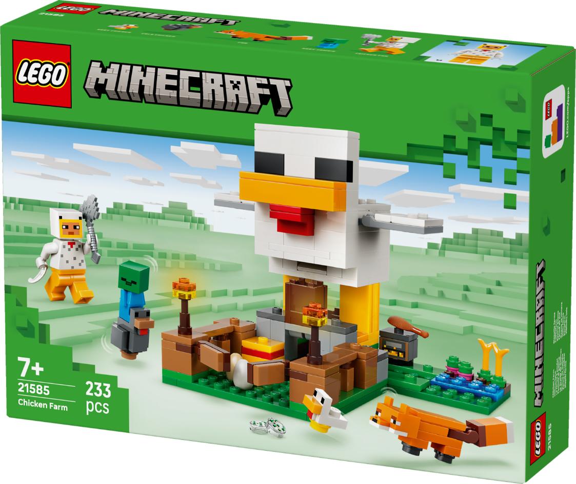 LEGO Minecraft Chicken Farm - Gaming Building Toy 21585