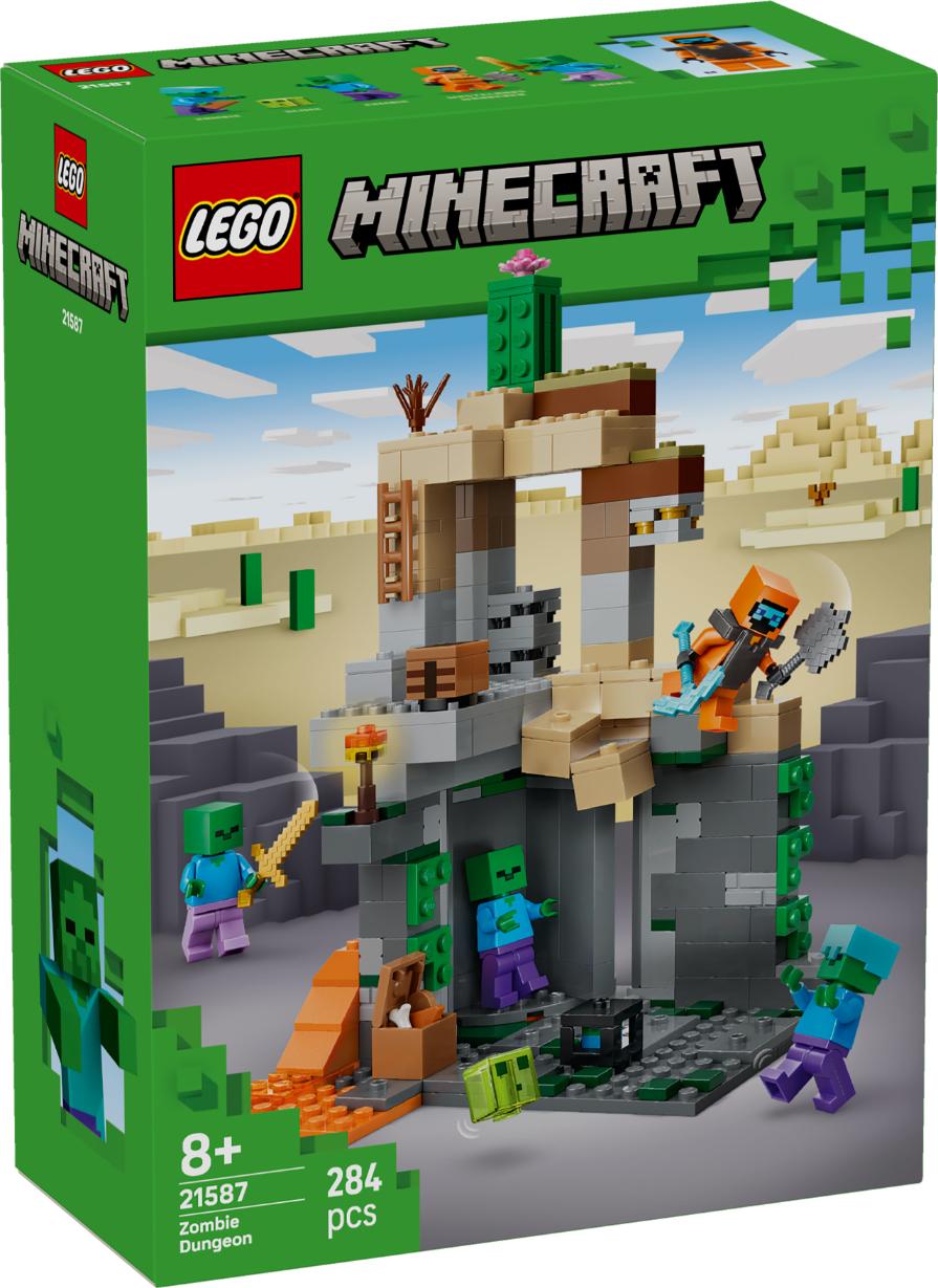 LEGO Minecraft Zombie Dungeon Gaming Building Toy 21587