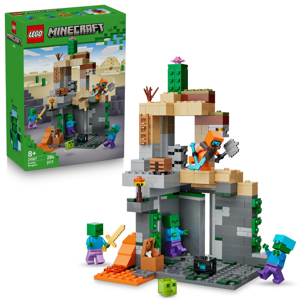 LEGO Minecraft Zombie Dungeon Gaming Building Toy 21587 - Lego - Fagan Toys