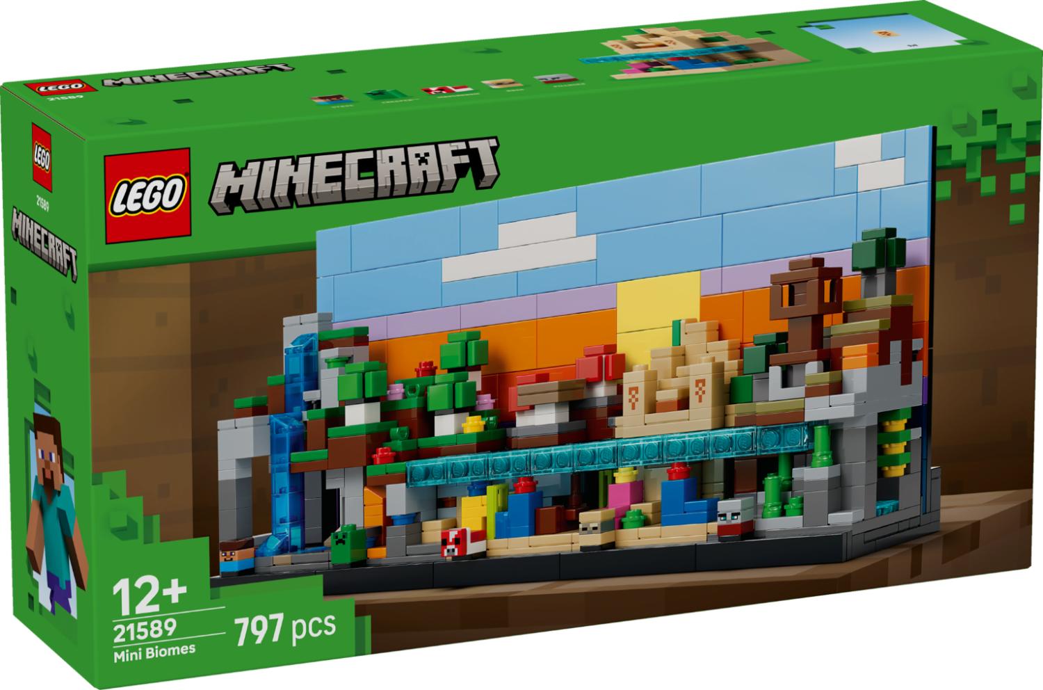 LEGO Minecraft Mini Biomes Gaming Art Building Set 21589
