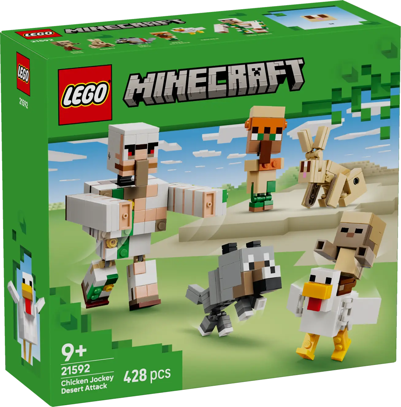 LEGO® Minecraft® Chicken Jockey Desert Attack Toy 21592 -  - Fagan Toys