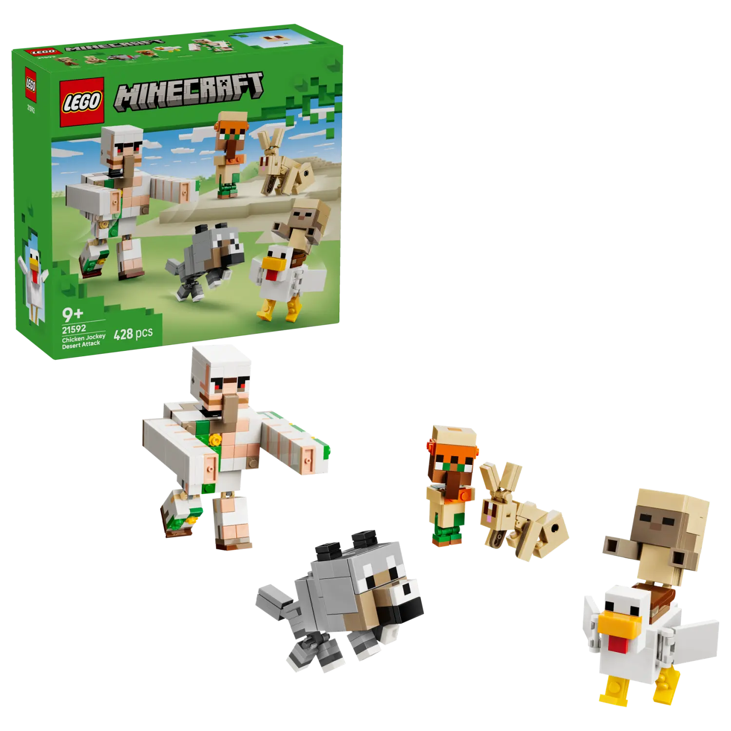 LEGO® Minecraft® Chicken Jockey Desert Attack Toy 21592 -  - Fagan Toys