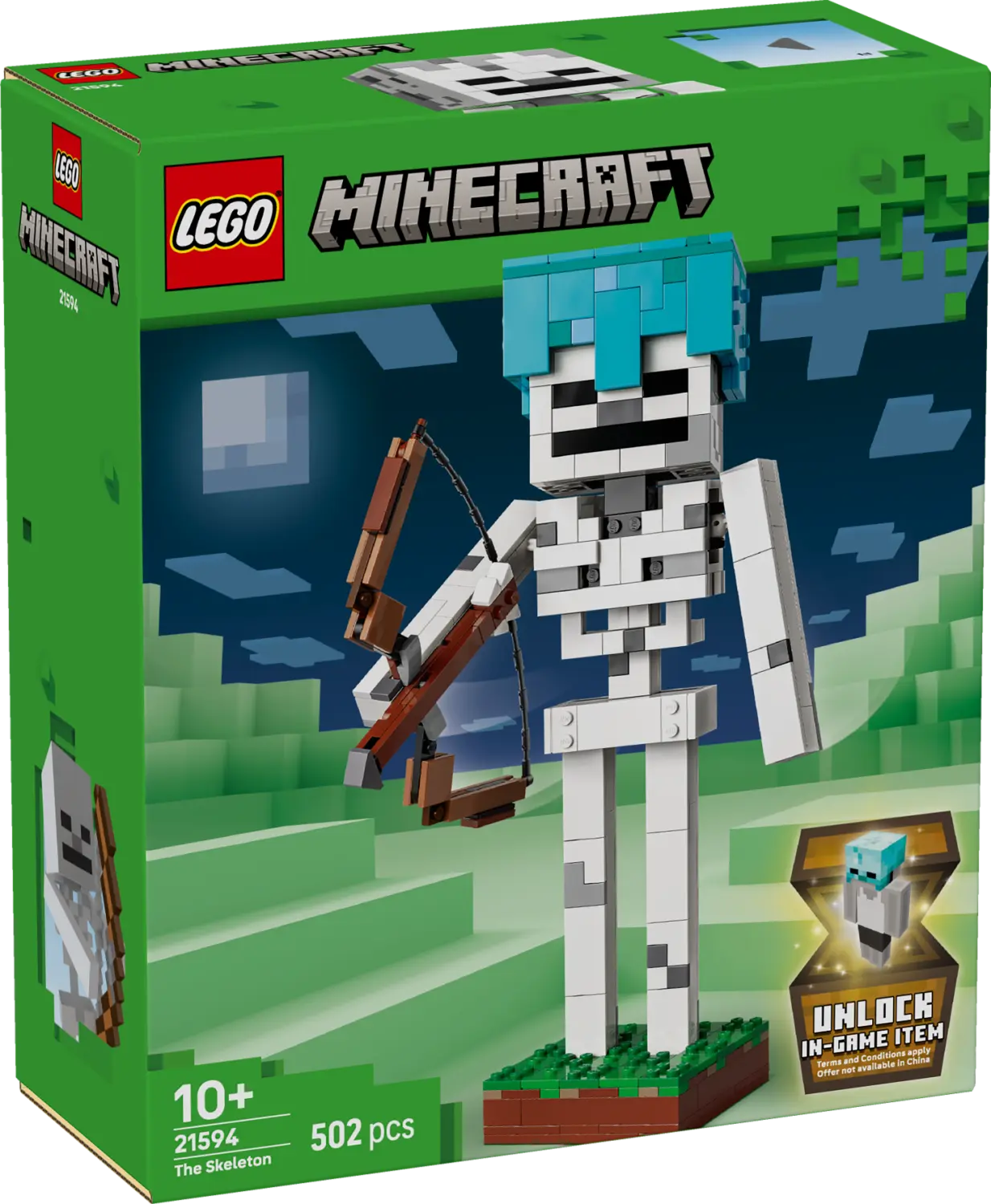 LEGO® Minecraft® The Skeleton Gaming Decor Toy 21594 -  - Fagan Toys