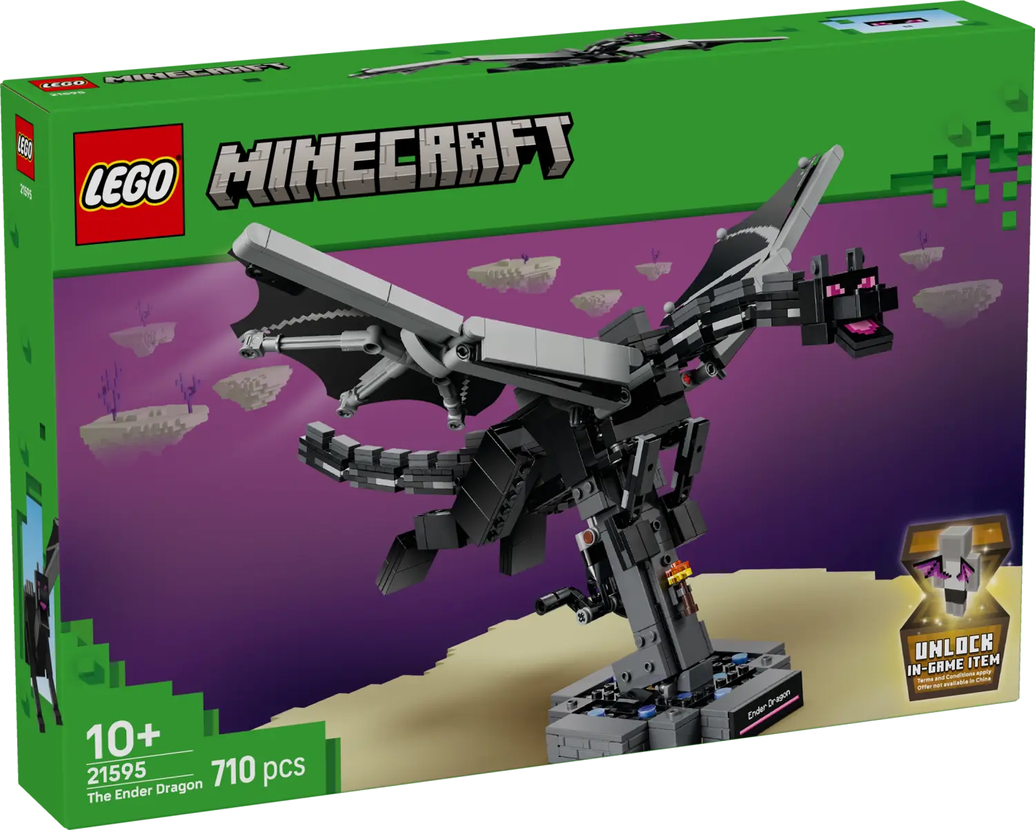 LEGO® Minecraft® The Ender Dragon Video Game Decor 21595 -  - Fagan Toys