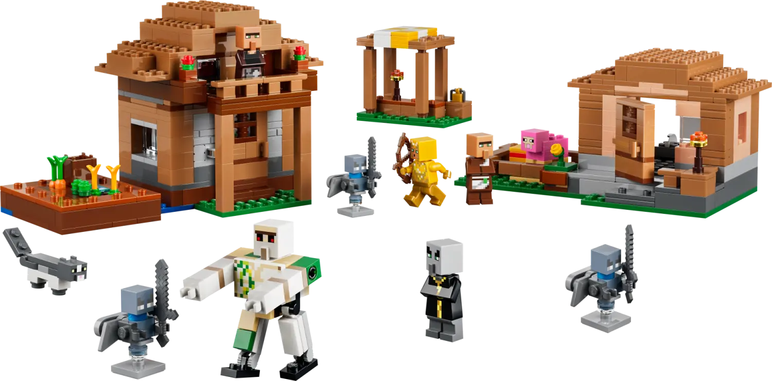 LEGO® Minecraft® Evoker Village Attack Toy Playset 21596 -  - Fagan Toys