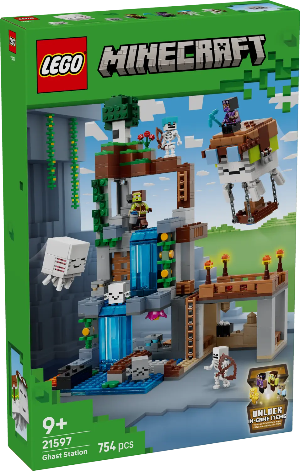 LEGO® Minecraft® Ghast Station Pretend Play Gamer Toy 21597 -  - Fagan Toys