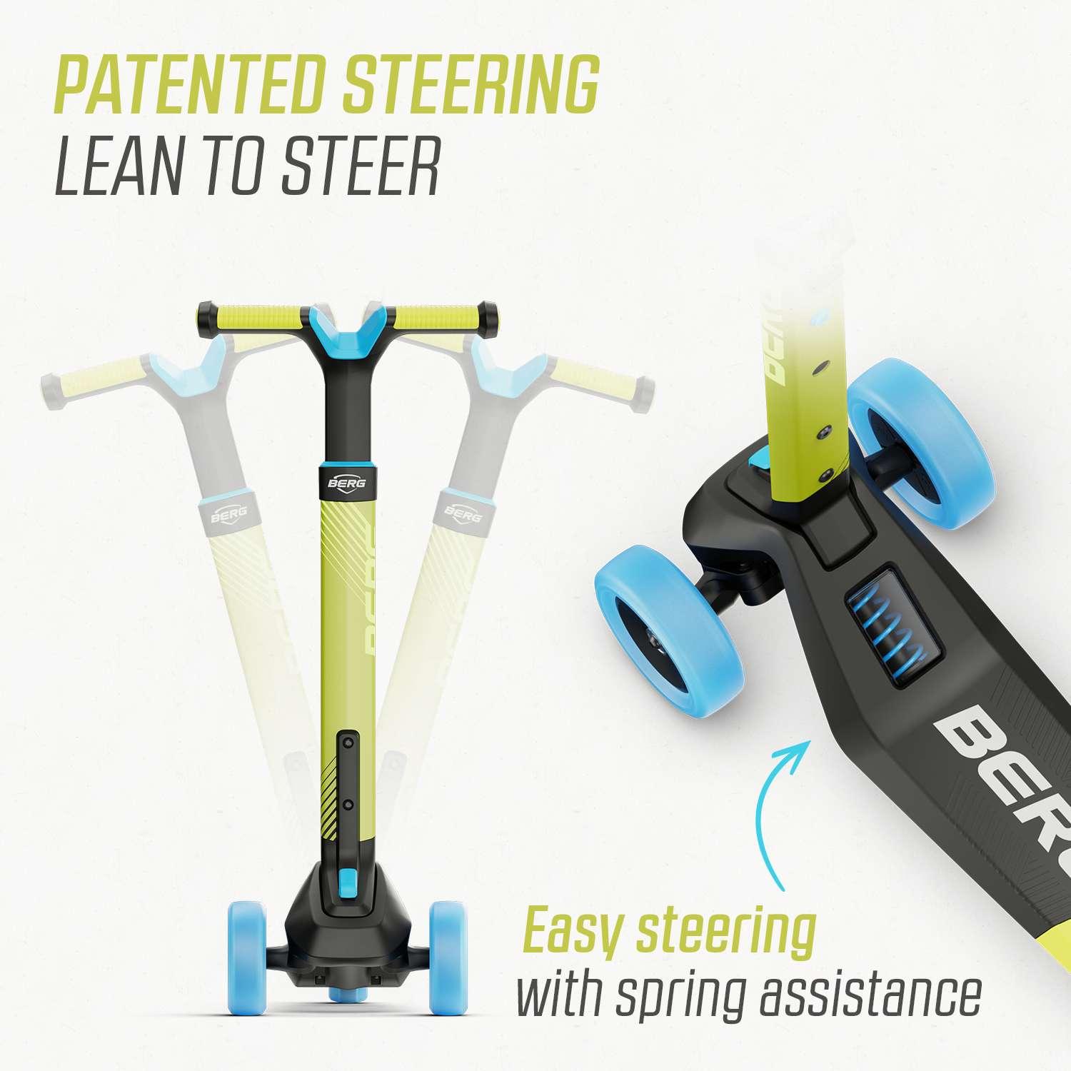 BERG Nexo Foldable Scooter Lime -  - Fagan Toys