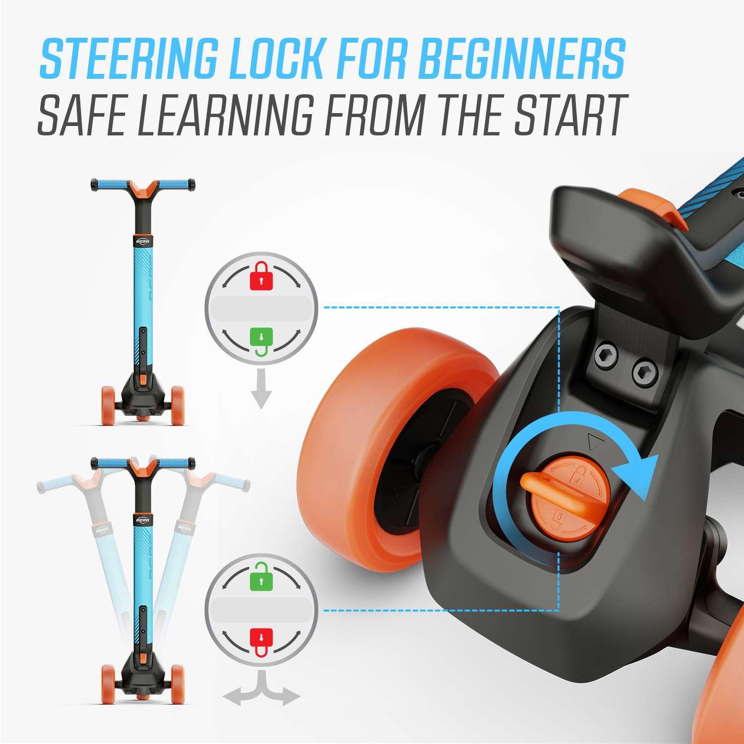BERG Nexo Foldable Scooter Blue -  - Fagan Toys