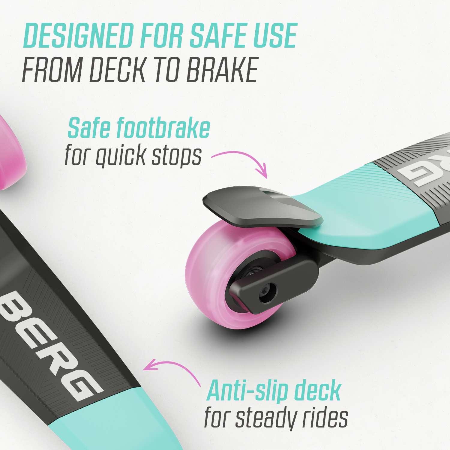 BERG Nexo Foldable Scooter Mint -  - Fagan Toys