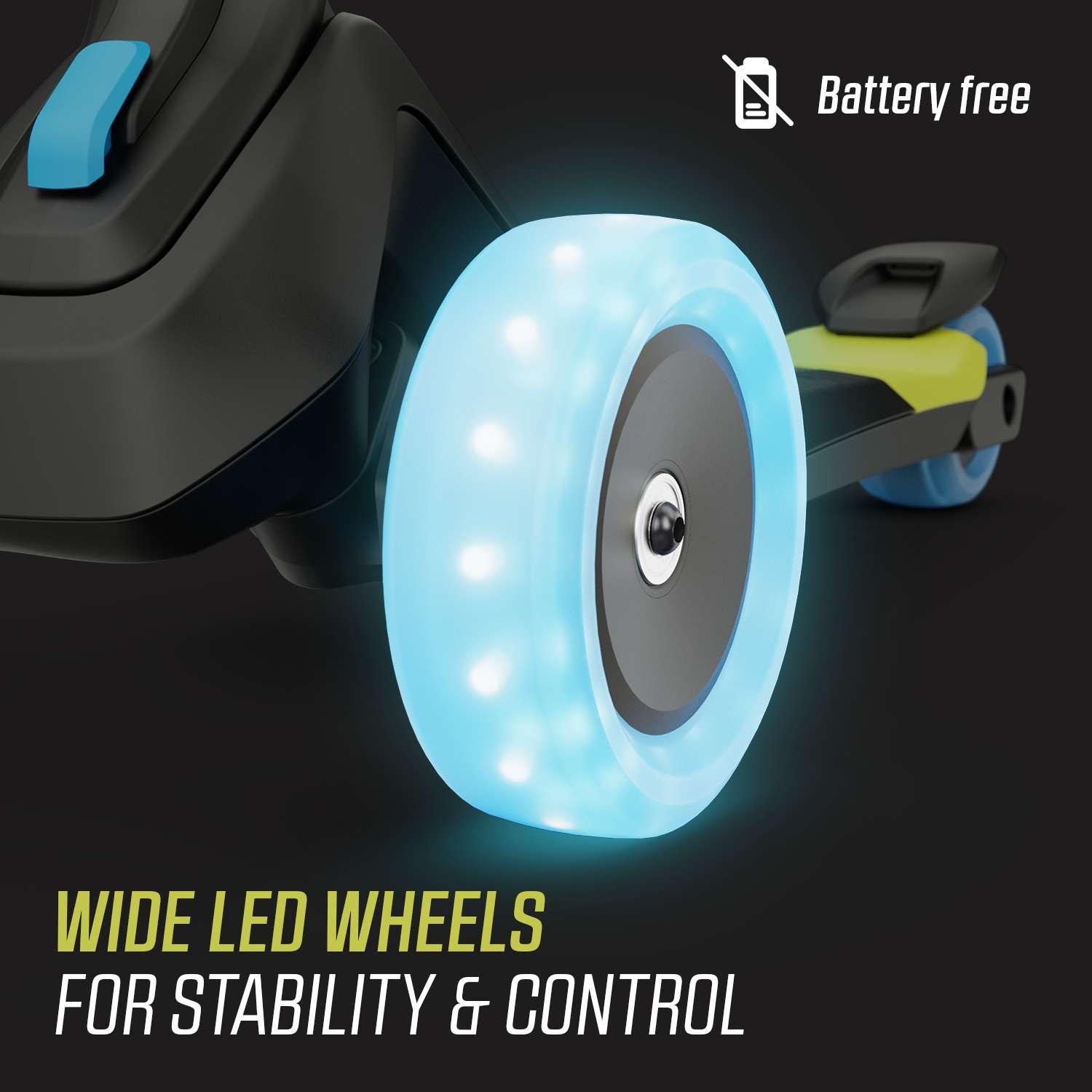 BERG Nexo Foldable Lights LED-deck Lime Scooter - Toymaster - Fagan Toys