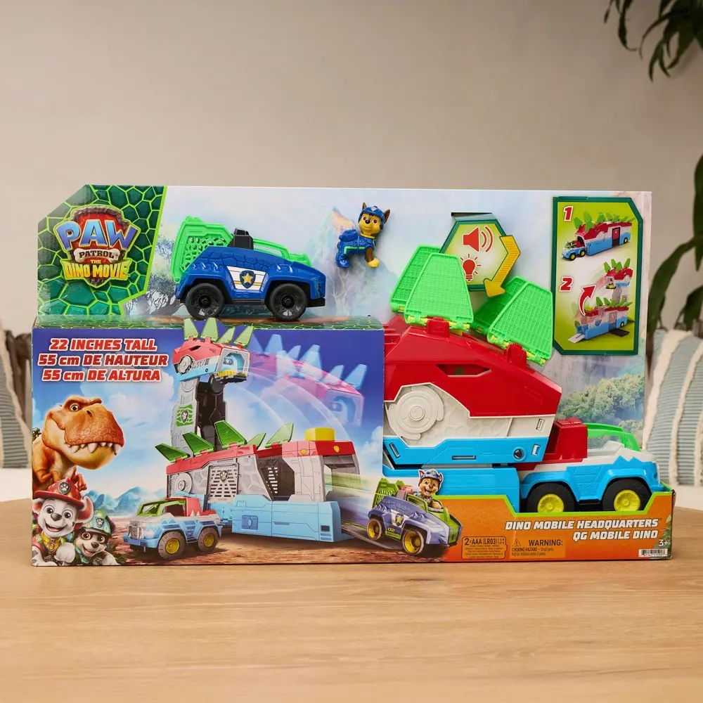 PAW Patrol: The Dino Movie Playset Dino Mobile Headquarters -  - Fagan Toys