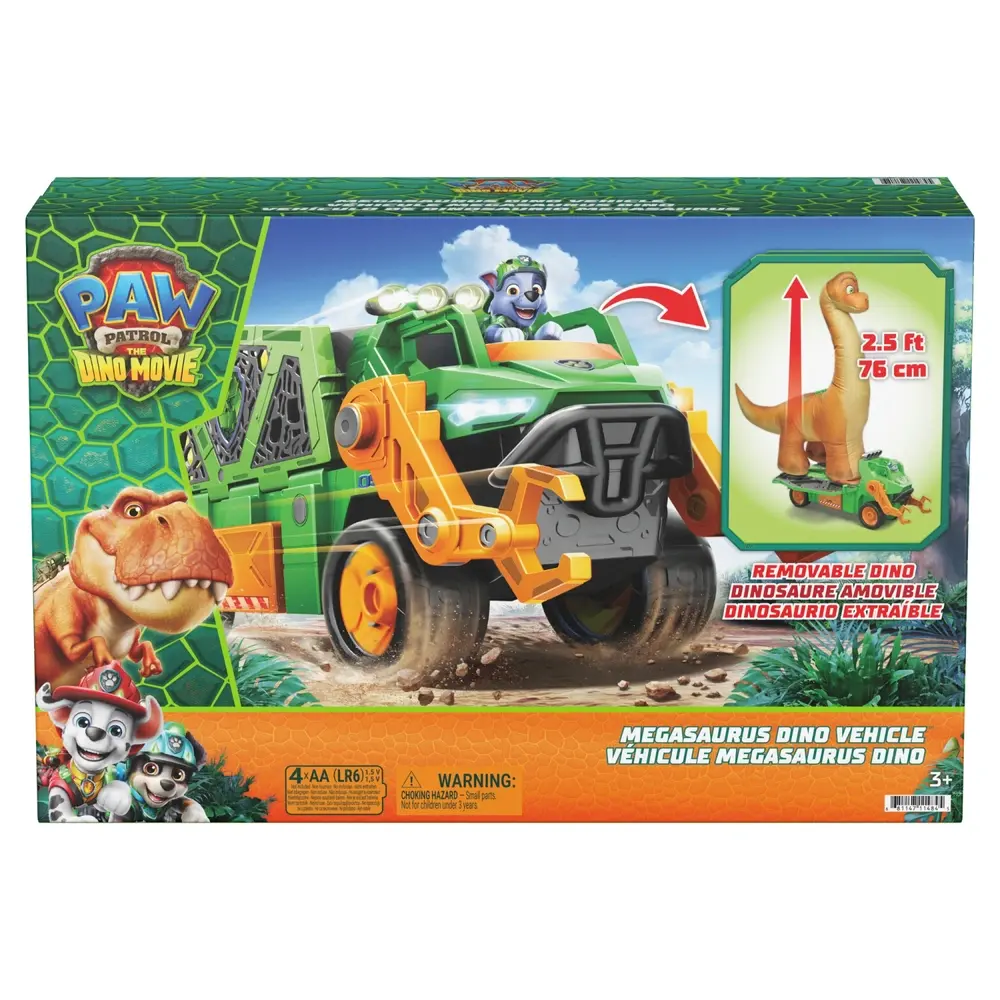 PAW Patrol: The Dino Movie Vehicle Megasaurus Dino -  - Fagan Toys