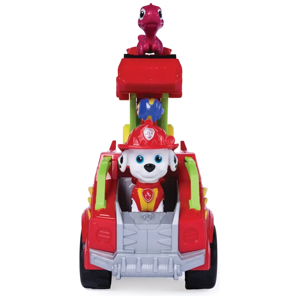 PAW Patrol: The Dino Movie Vehicle Marshall Dino Rescue Fire Truck with Rhubarb -  - Fagan Toys