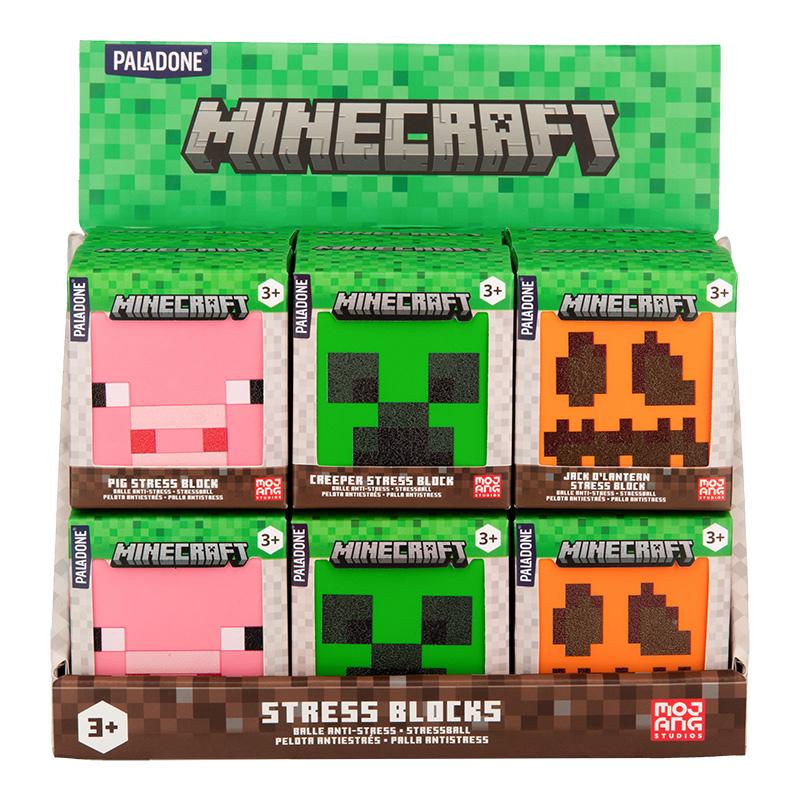 Minecraft Stress Blocks Assortment - Schleich - Fagan Toys