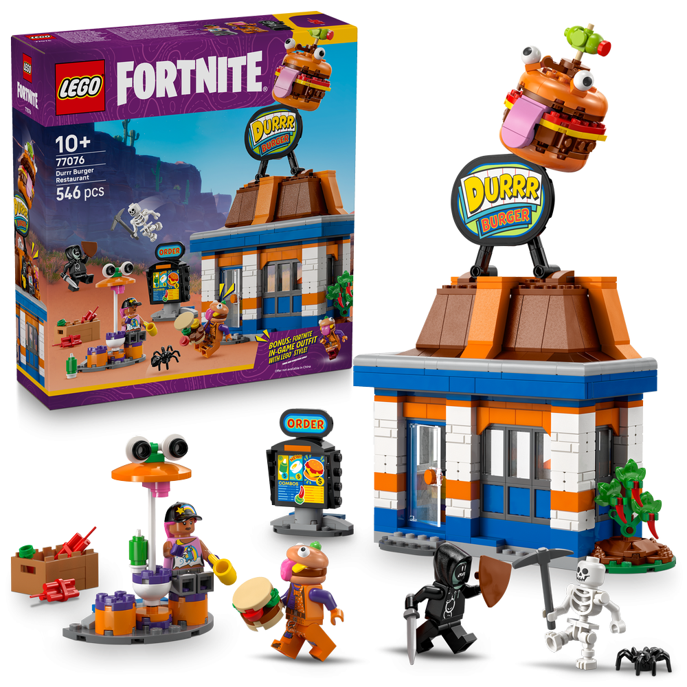 LEGO Fortnite Durrr Burger Restaurant Video Game Toy 77076 - Lego - Fagan Toys