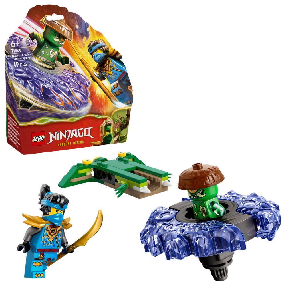 LEGO NINJAGO Nya vs. Mutation Monster Spinner Toy 71849 - Lego - Fagan Toys